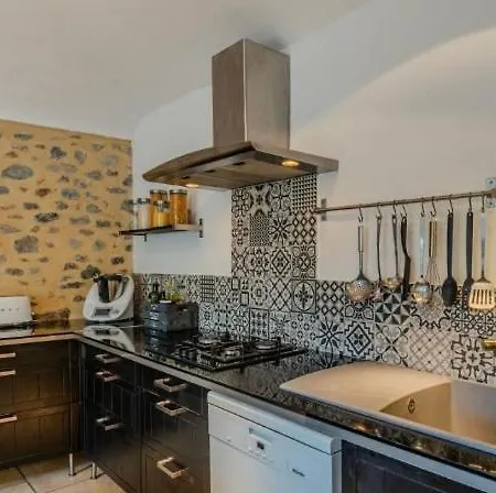 Belle Maison De Pierre Pour 10p, 4ch, Piscine Privative, Grand Jardin Clos * Alba-la-Romaine
